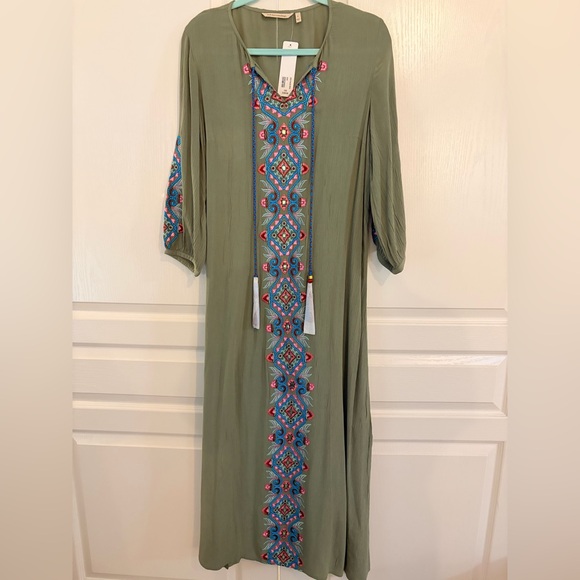 SOFT SURROUNDINGS SICILY GAUZE DRESS NWT size S - Picture 3 of 6